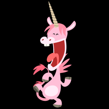 Zoom image Licorne rose qui danse par Cheerful Madness!!