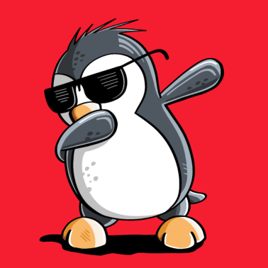 Zoom image Cool Dab Dance Penguin con gafas de sol Dabbing