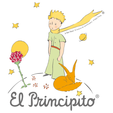Zoom image El Principito - Con rosa y zorro