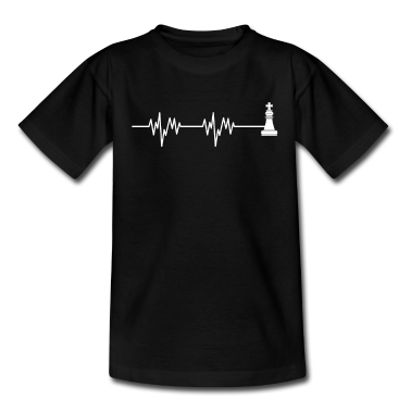 1. Cumpleaños  - Camiseta de ajedrez heartbeat HeartLine Heart Rate