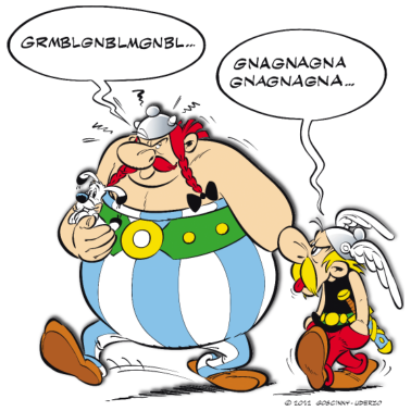 Zoom image Asterix & Obelix speach bubbles