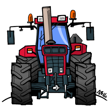 Zoom image 362 Punainen traktori 1455XL