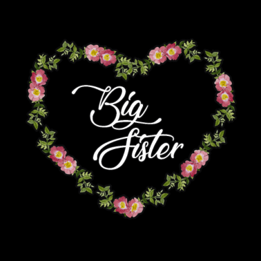 Zoom image Big Sister Family Paras ystävät Heart Siblings Gift