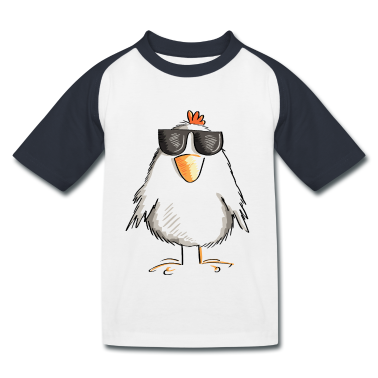 1. Verjaardag  - Kip met koele zonnebril - haan - gans