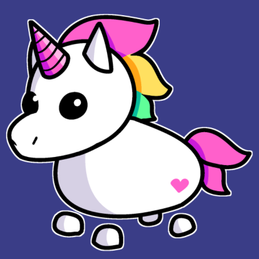 Zoom image Rainbow Unicorn Pet Cute Hand Drawn Gaming Gift
