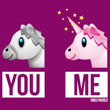 Zoom image SmileyWorld You Me Horse Vs Unicorn