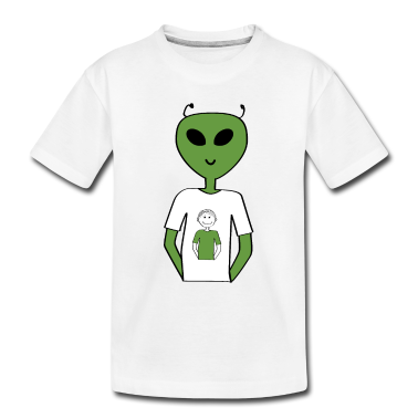 1. Födelsedag  - Alien human T shirt