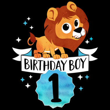 Zoom image Birthday Boy ein Jahr -1. Geburtstag-Geschenk Löwe