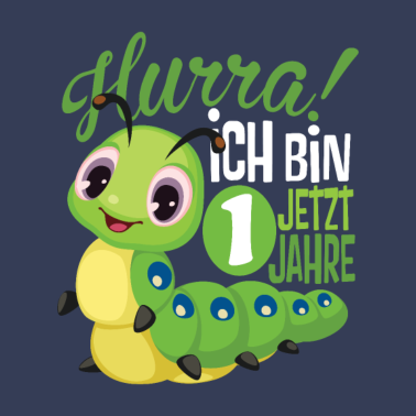 Zoom image 1 Geburtstag Kinder Raupe