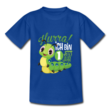 1. Geburtstag  - 1 Geburtstag Kinder Raupe