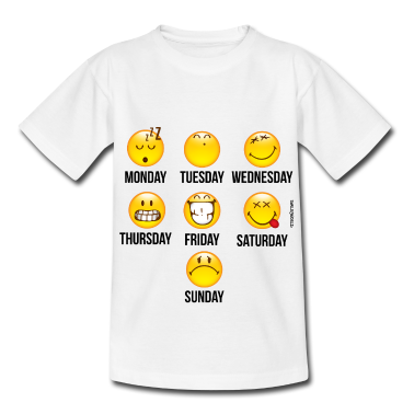 1. Anniversare  - SmileyWorld Jours De La Semaine