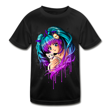 1. Anniversare  - Kitten and Pigtail Manga Girl