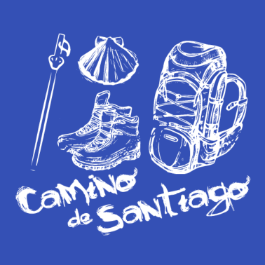 Zoom image Camino de Santaigo. St. James. Camiseta té