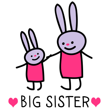 Zoom image big sister (rabbits)