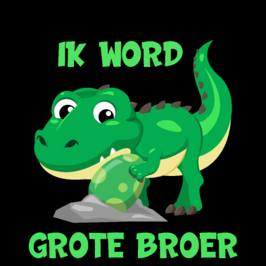 Zoom image Ik word grote broer dinosaurus binnenkort dino ei