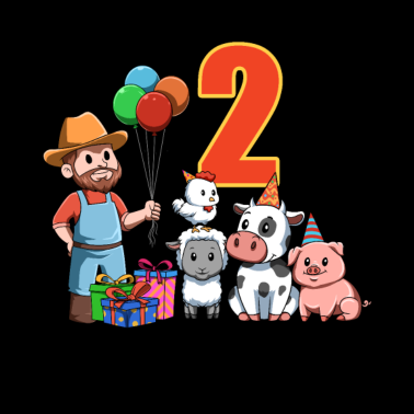Zoom image Boer en boerderijdieren - 2 jaar kinderverjaardag