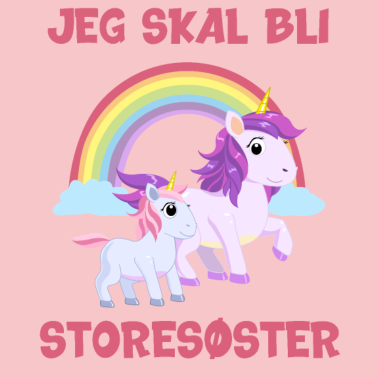 Zoom image Jeg skal bli storesøster enhjørning enhjørningens