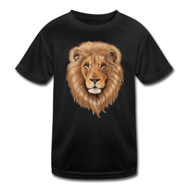 1. Bursdag  - Løveportrett, illustrasjon, løvehode