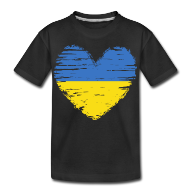 1. Bursdag  - Ukraina hjerte flagg flagg våpen