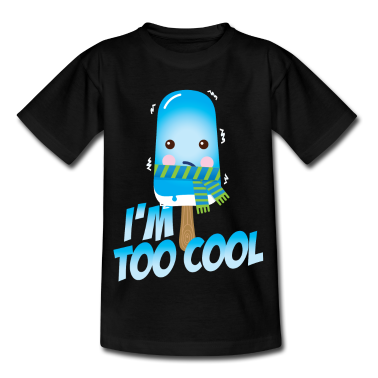 1. Birthday  - Funny too cool slogan cute vintage ice cream