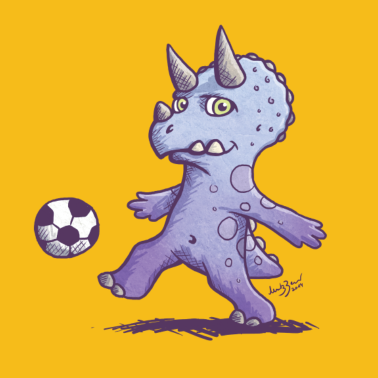 Zoom image Dino football
