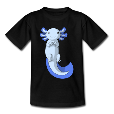 1. Födelsedag  - Söt blå Anime Axolotl