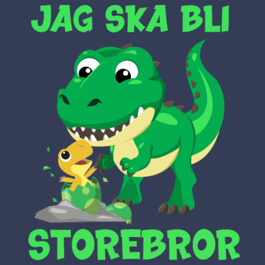 Zoom image Jag ska bli storebror dino Dinosaurie ägg gåva