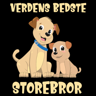 Zoom image Verdens bedste storebror bror hund dansk