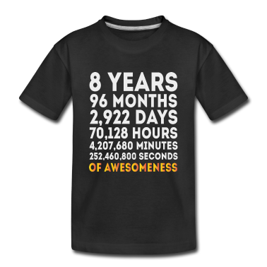 1. Fødselsdag  - 8 års fødselsdag Piger Drenge, 8 år gammel fødselsdagsgave