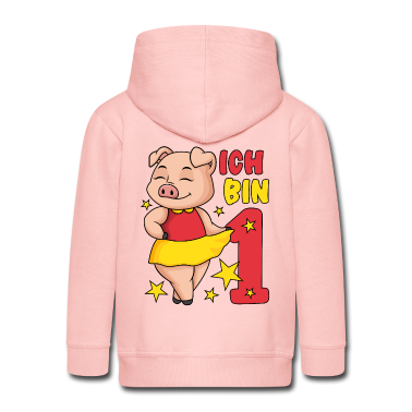 1. Geburtstag  - 1. Geburtstag Mädchen süßes Schweinchen Ich bin 1