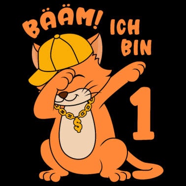 Zoom image 1. Geburtstag Junge 1 Jahr eins Bääm! Ich bin 1