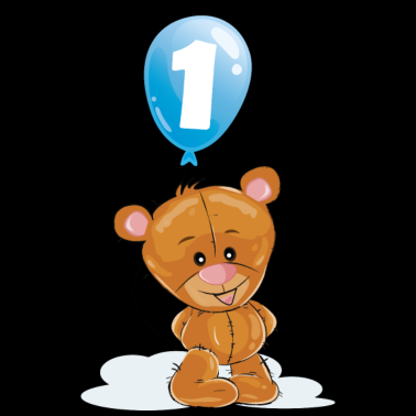 Zoom image 1. Geburtstag Erster Geburtstag Ich bin 1 Endlich