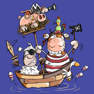 Zoom image Funny farm pirates - pirate - boucaniers
