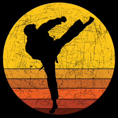 Zoom image Karate Sunset | Regalo de entrenamiento deportivo de lucha.