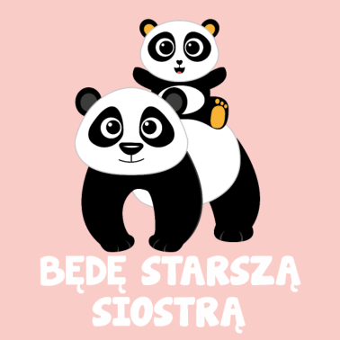 Zoom image Będę starszą siostrą - panda ą siostrą zostanę