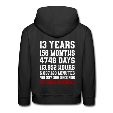 1. Verjaardag  - 13 jaar geweldig cadeau 13e verjaardag