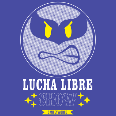 Zoom image SmileyWorld Purple Luchador