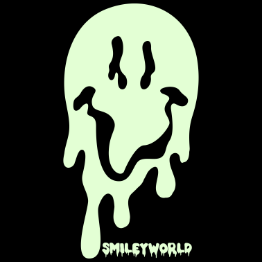 Zoom image SmileyWorld Spooky Gold Glitter Smiley