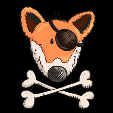 Zoom image Little Pirate Fox - Foxes - Gift - Cartoon - Kids