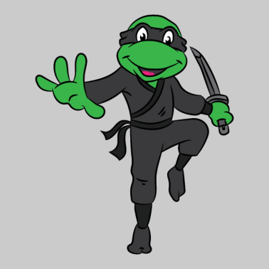 Zoom image Turtle Sword Ninja Gåva Unga Flickor