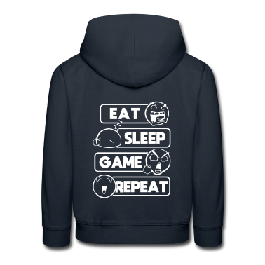 1. Fødselsdag  - Spis Sleep Game Gentag Gamer Gave Computerspil