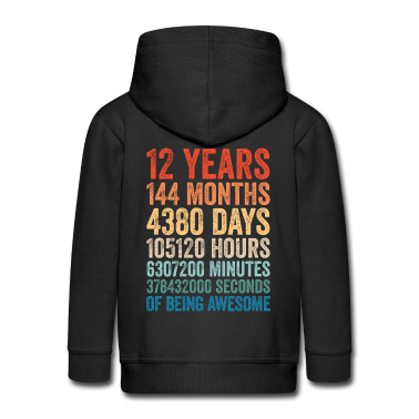 1. Fødselsdag  - 12-års fødselsdag 12 år retro gave Vinatge