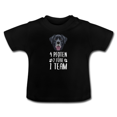 1. Geburtstag  - 4 Pfoten 2 Füße 1 Team, Schwarzer Labrador