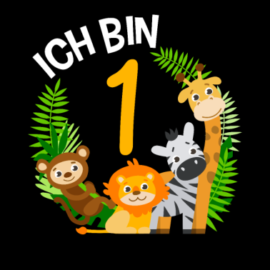 Zoom image 1. Geburtstag Geburtstagsshirt Dschungel Erster