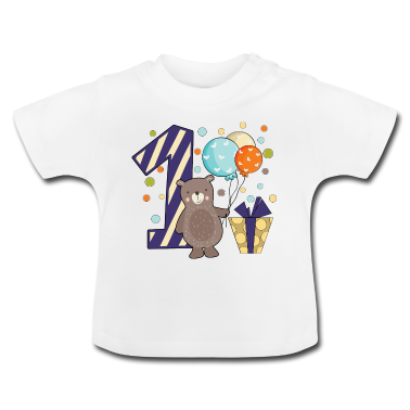 1. Geburtstag  - erster Geburtstag 1. ein Jahr Junge Geschenk Teddy