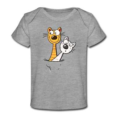 1. Anniversare  - Deux chats drôles Shirt - Chat - chaton -Fun