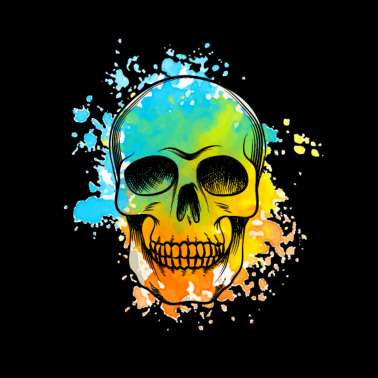 Zoom image Akwarele czaszki