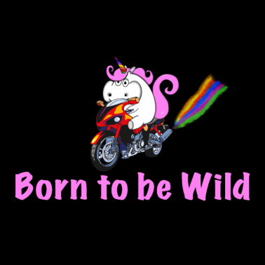 Zoom image Motocykl jednorożca, powiedzenie Born to be Wild