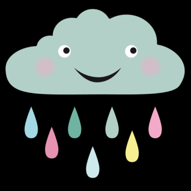 Zoom image Chmura z kroplami deszczu