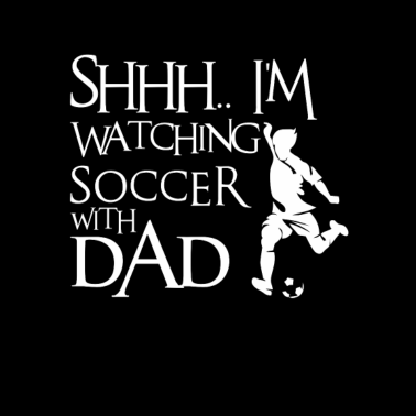 Zoom image Shhh Olen katsomassa jalkapallo isä - Funny Baby Body